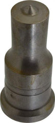 Cleveland Steel Tool - 15/16 Inch Diameter Round Ironworker Punch - 1-1/4 Inch Body Diameter, 1-1/2 Inch Head Diameter, 3-1/8 Inch Overall Length - Best Tool & Supply