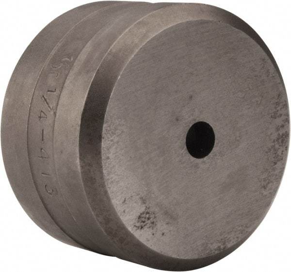 Cleveland Steel Tool - 1/4 Inch Diameter Round Ironworker Die - 1-13/16 Inch Head Diameter, 1-1/8 Inch Head Height - Best Tool & Supply