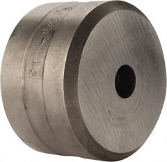 Cleveland Steel Tool - 3/8 Inch Diameter Round Ironworker Die - 1-13/16 Inch Head Diameter, 1-1/8 Inch Head Height - Best Tool & Supply