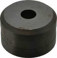 Cleveland Steel Tool - 1/2 Inch Diameter Round Ironworker Die - 1-13/16 Inch Head Diameter, 1-1/8 Inch Head Height - Best Tool & Supply