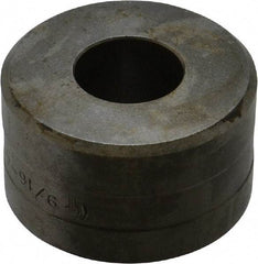 Cleveland Steel Tool - 9/16 Inch Diameter Round Ironworker Die - 1-13/16 Inch Head Diameter, 1-1/8 Inch Head Height - Best Tool & Supply