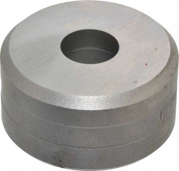 Cleveland Steel Tool - 21/32 Inch Diameter Round Ironworker Die - 2 Inch Head Diameter, 1 Inch Head Height - Best Tool & Supply