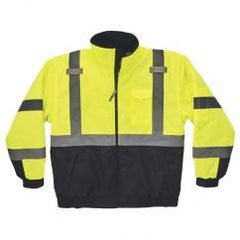 8377 M LIME QUILTED BOMBER JACKET - Best Tool & Supply