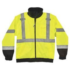 8379 L LIME FLEECE LINED BOMBER - Best Tool & Supply