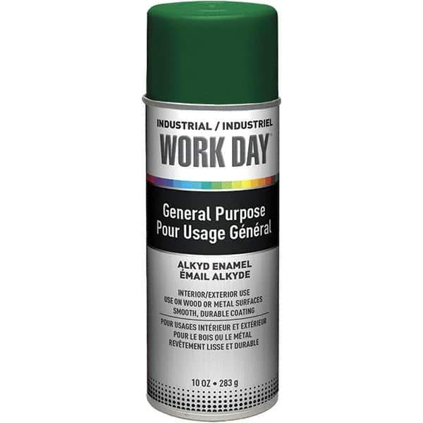 Krylon - Green, Gloss, Enamel Spray Paint - 9 to 13 Sq Ft per Can, 10 oz Container, Use on Ceramics, Glass, Metal, Plaster, Wood - Best Tool & Supply