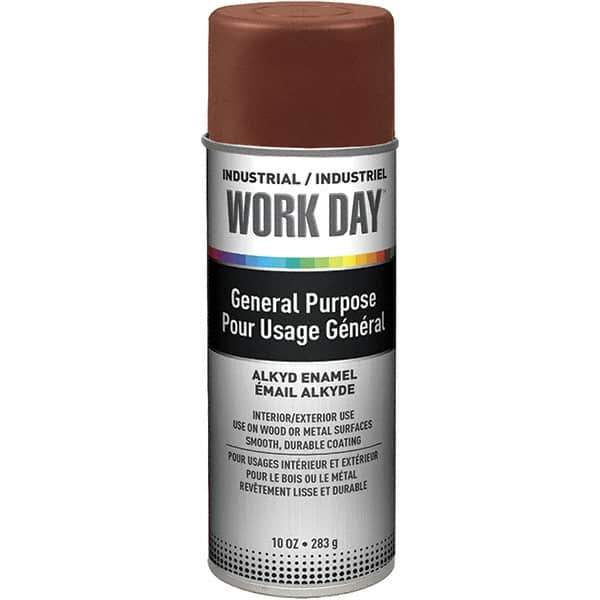 Krylon - Brown, Gloss, Enamel Spray Paint - 9 to 13 Sq Ft per Can, 10 oz Container, Use on Ceramics, Glass, Metal, Plaster, Wood - Best Tool & Supply