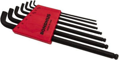 Bondhus - 7 Piece L-Key Ball End Hex Key Set - Hex Range 1.5 to 6mm - Best Tool & Supply