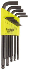 Bondhus - 13 Piece L-Key Ball End Hex Key Set - Hex Range 0.05 to 3/8" - Best Tool & Supply