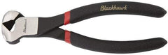 Blackhawk by Proto - 6-5/8" OAL, 12 AWG Capacity, End Cutting Pliers - 5/16" Jaw Length x 1-3/4" Jaw Width, Cushion Grip Handle - Best Tool & Supply