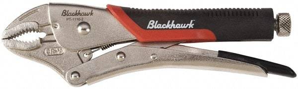 Blackhawk by Proto - 8-5/8" OAL Curved Jaw Locking Pliers - 1-39/64" Jaw Width, 9/16" Jaw Depth, Standard Handle - Best Tool & Supply