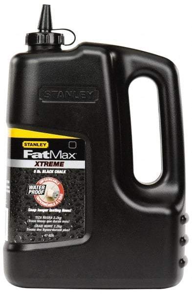 Stanley - 5 Lb Container Chalk Refill - Black - Best Tool & Supply