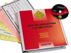 Marcom - OSHA Recordkeeping for Employees, Multimedia Training Kit - 14 Minute Run Time DVD, English and Spanish - Best Tool & Supply