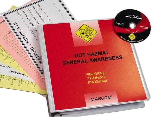 Marcom - DOT HazMat General Awareness, Multimedia Training Kit - 17 Minute Run Time DVD, English and Spanish - Best Tool & Supply