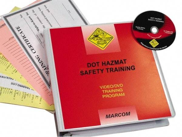 Marcom - DOT HazMat Safety, Multimedia Training Kit - 18 Minute Run Time DVD, English and Spanish - Best Tool & Supply