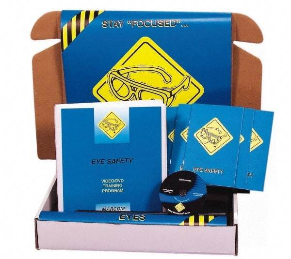 Marcom - Eye Safety, Multimedia Training Kit - DVD, English - Best Tool & Supply