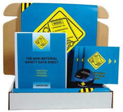 Marcom - The ANSI Material Safety Data Sheet, Multimedia Training Kit - 13 Minute Run Time DVD, English and Spanish - Best Tool & Supply