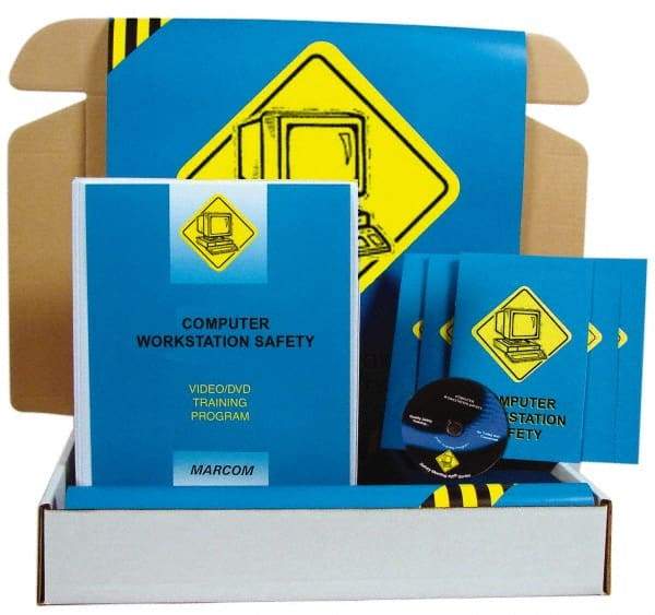 Marcom - Computer Workstation Safety, Multimedia Training Kit - 18 Minute Run Time DVD, English and Spanish - Best Tool & Supply