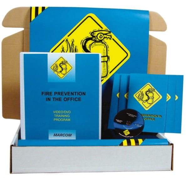 Marcom - Fire Prevention in the Office, Multimedia Training Kit - 16 Minute Run Time DVD, English and Spanish - Best Tool & Supply