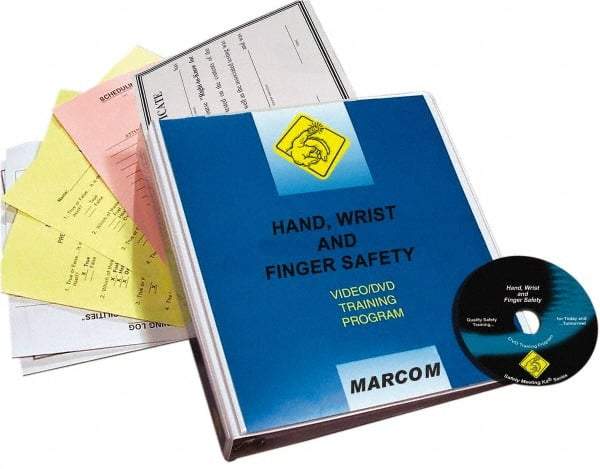 Marcom - Hand, Wrist and Finger Safety, Multimedia Training Kit - 12 Minute Run Time DVD, English and Spanish - Best Tool & Supply