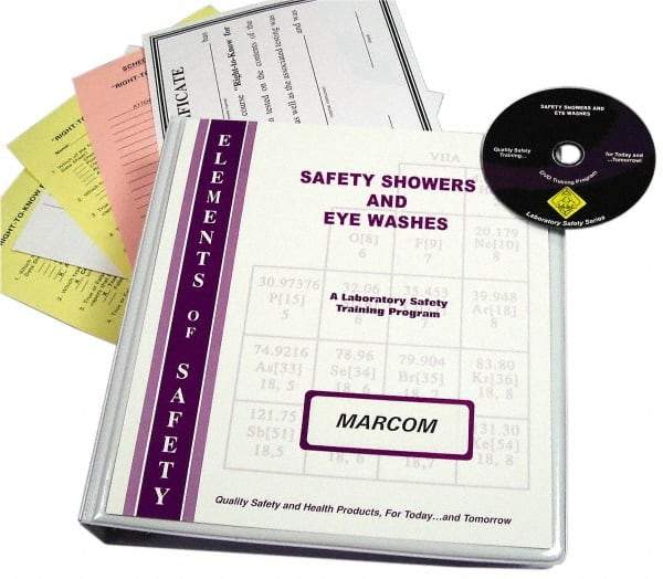 Marcom - Safety Showers and Eye Washes in the Laboratory, Multimedia Training Kit - DVD, English - Best Tool & Supply