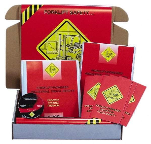 Marcom - Forklift, Powered Industrial Truck Safety, Multimedia Training Kit - 28 Minute Run Time DVD, English and Spanish - Best Tool & Supply