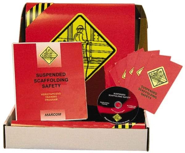 Marcom - Suspended Scaffolding Safety, Multimedia Training Kit - 20 Minute Run Time DVD, English and Spanish - Best Tool & Supply