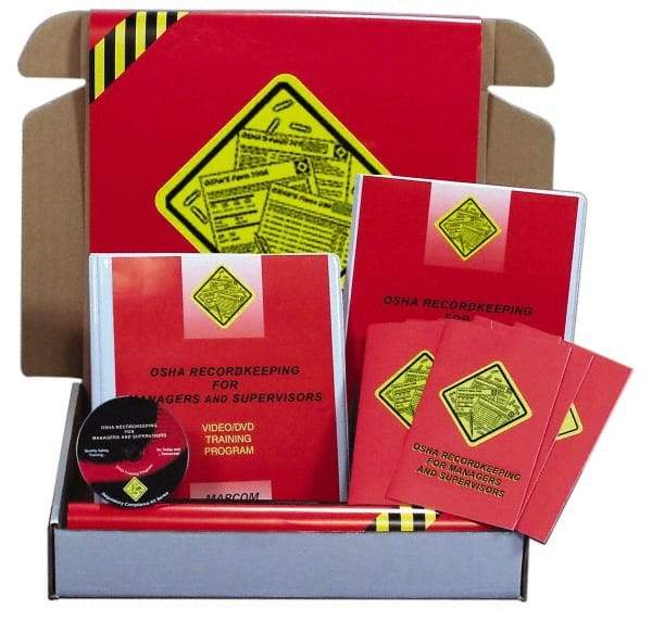 Marcom - OSHA Recordkeeping for Managers and Supervisors, Multimedia Training Kit - 20 Minute Run Time DVD, English and Spanish - Best Tool & Supply