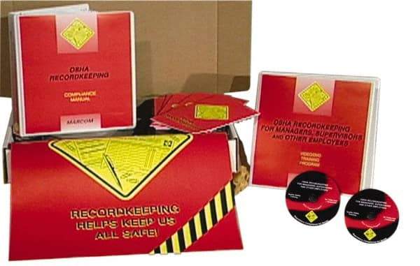 Marcom - OSHA Recordkeeping for Managers, Supervisors and Employees, Multimedia Training Kit - 37 Minute Run Time DVD, English and Spanish - Best Tool & Supply