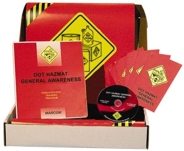 Marcom - DOT HazMat General Awareness, Multimedia Training Kit - 17 Minute Run Time DVD, English and Spanish - Best Tool & Supply