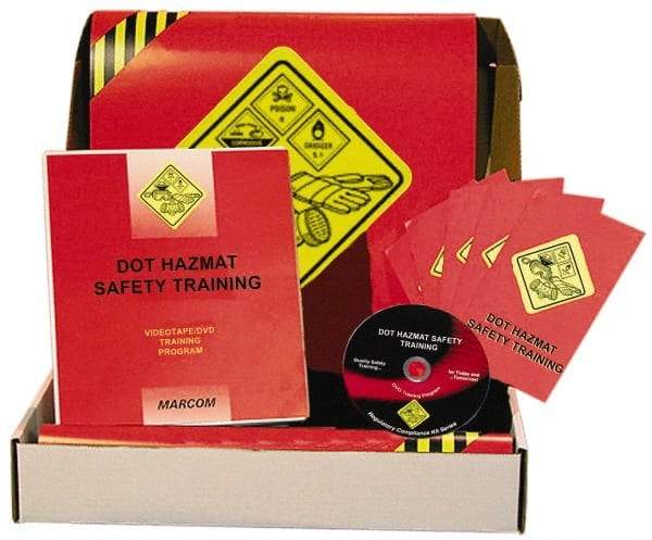 Marcom - DOT HazMat Safety, Multimedia Training Kit - 18 Minute Run Time DVD, English and Spanish - Best Tool & Supply