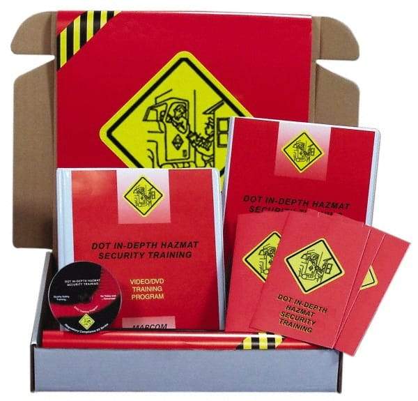 Marcom - DOT In-Depth HazMat Security, Multimedia Training Kit - 16 Minute Run Time DVD, English and Spanish - Best Tool & Supply