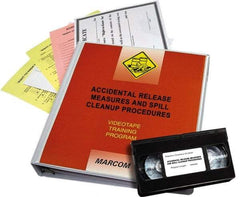 Marcom - Accidental Release Measures and Spill Cleanup Procedures, Multimedia Training Kit - 19 min Run Time DVD, 1 Course, English & Spanish - Best Tool & Supply