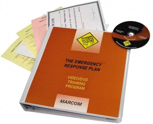 Marcom - Emergency Response Plan, Multimedia Training Kit - 15 min Run Time DVD, English & Spanish - Best Tool & Supply