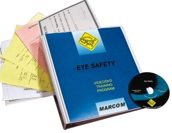 Marcom - Eye Safety, Multimedia Training Kit - 15 Minute Run Time DVD, English - Best Tool & Supply