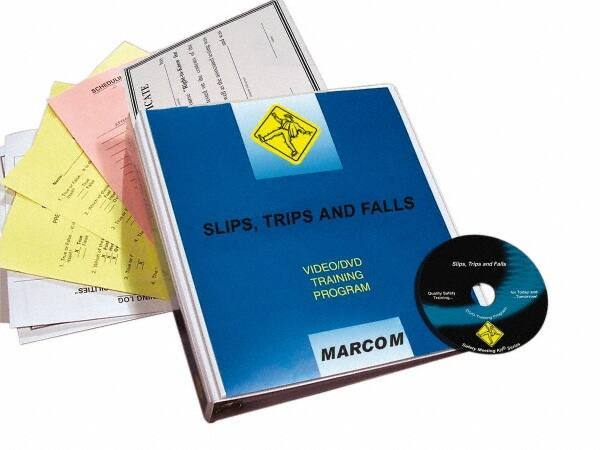 Marcom - Slips, Trips and Falls, Multimedia Training Kit - 17 Minute Run Time DVD, English and Spanish - Best Tool & Supply