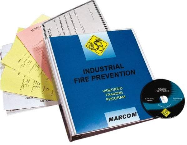 Marcom - Industrial Fire Prevention, Multimedia Training Kit - 22 Minute Run Time DVD, English and Spanish - Best Tool & Supply