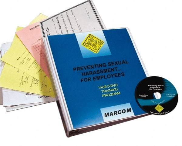 Marcom - Preventing Sexual Harassment for Employees, Multimedia Training Kit - 16 Minute Run Time DVD, English and Spanish - Best Tool & Supply