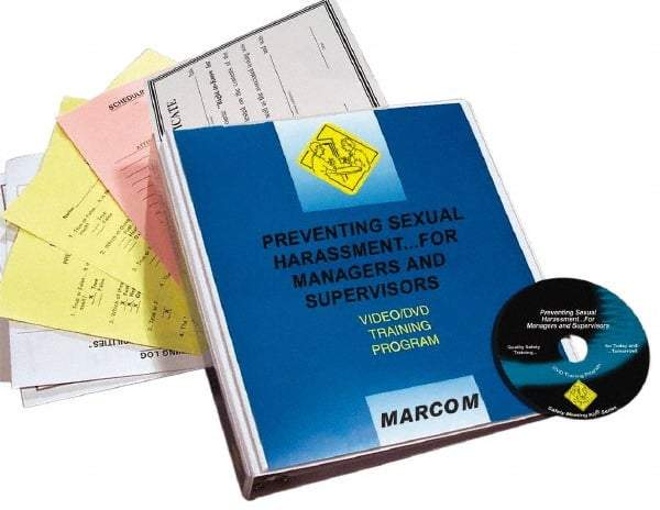 Marcom - Preventing Sexual Harassment for Managers and Supervisors, Multimedia Training Kit - 16 Minute Run Time DVD, English and Spanish - Best Tool & Supply