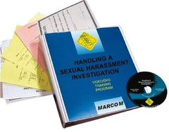 Marcom - Handling a Sexual Harassment Investigation, Multimedia Training Kit - 20 Minute Run Time DVD, English and Spanish - Best Tool & Supply