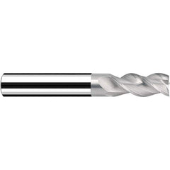 Fraisa - 1, 2" LOC, 1" Shank Diam, 5" OAL, 3 Flute Solid Carbide Square End Mill - Best Tool & Supply