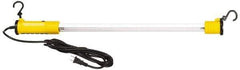 Value Collection - 125 Volt, 14 Watt, Electric, Fluorescent Portable Hook Work Light - 15' Cord, 1 Head, 1,350 Lumens, 31-1/2" Long - Best Tool & Supply