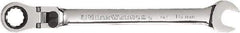 GearWrench - 16mm 12 Point Flexhead Combination Wrench - 9-1/2" OAL, Steel, Full Polish Finish - Best Tool & Supply