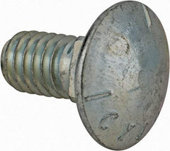 Value Collection - 5/16-18 UNC 5/8" Length Under Head, Standard Square Neck, Carriage Bolt - Grade 5 Steel, Zinc-Plated Finish - Best Tool & Supply