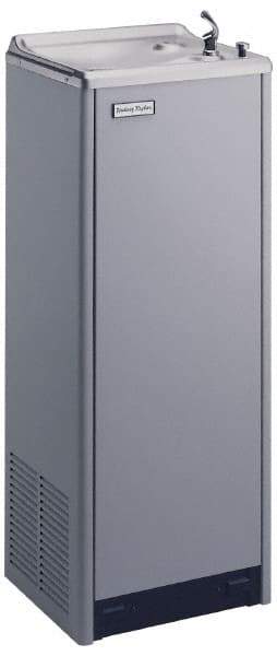 Halsey Taylor - 13.5 GPH Cooling Capacity Deluxe Floor Standing Water Cooler & Fountain - Heavy Gauge, 105 Max psi, 120 VAC Volts, 625 Watts, 8.0 Full Load Amperage, Vinyl Clad Steel - Best Tool & Supply