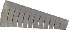 Quantum Storage - 17.4" Wide x 2-1/2" High, Gray Bin Divider - Use with DG93030 - Best Tool & Supply