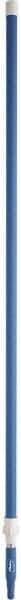 Vikan - 115 x 1-1/4" Aluminum Squeegee Handle - European Threaded Connection, Blue, Telescoping - Best Tool & Supply