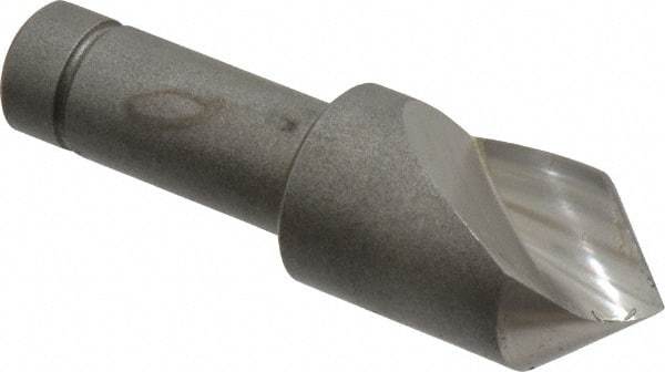 Keo - 3/4" Head Diam, 1/2" Shank Diam, 1 Flute 82° Cobalt Countersink - Bright Finish, 2-5/8" OAL, Single End - Best Tool & Supply