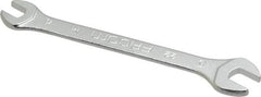 Facom - 4mm x 5mm Stubby Open End Wrench - 2-9/32" OAL, Double End, Satin Finish, 15° Head Angle - Best Tool & Supply