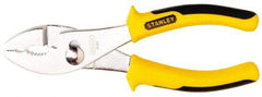 Stanley - 6-5/8" OAL, 1-27/64" Jaw Length, Slip Joint Pliers - 2 Positions, Serrated Jaw, Slip Joint Head, Slip Joint Plier Tool, Serrated Pipe Jaw - Best Tool & Supply