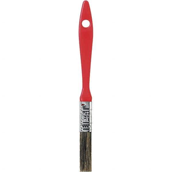 Rubberset - 1/2" Flat Hog Chip Brush - Wood Beavertail Handle - Best Tool & Supply